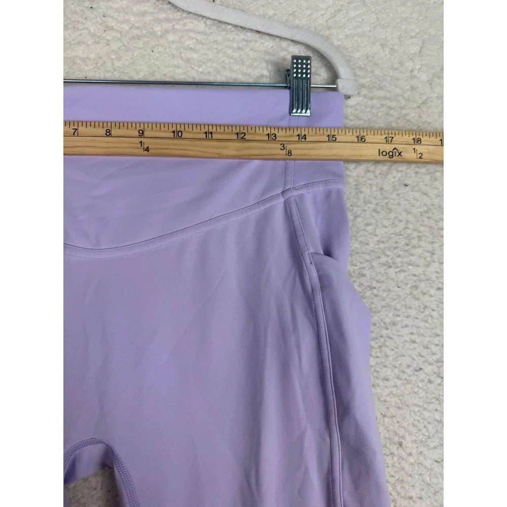 Coolibar Ananda Legging Womens L Purple Elastane UPF 50+ Pockets 10864